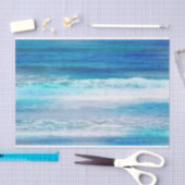 水彩波 薄葉紙 (クラフト)