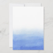 水彩洗グラデーション浄 招待状 (裏面)