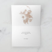 水彩洗浄幸せな母のデイカード カード (内部)