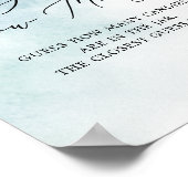 水彩洗浄 |キャンディーの数を青で推測 ポスター (角)