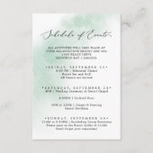 水彩洗浄 |グリーンウィークエンドイベント エンクロージャーカード (正面)