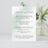 水彩洗浄 |グリーンウィークエンドイベント エンクロージャーカード (スタンド正面)