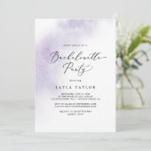 水彩洗浄 |紫のバチェロレッテ 招待状 (スタンド正面)