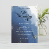 水彩洗浄 |結婚式招待状 招待状 (スタンド正面)