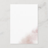 水彩洗浄 |赤面ウィッシングウェルカード エンクロージャーカード (裏面)