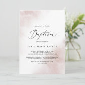 水彩洗浄 |赤面バプテスマ 招待状 (スタンド正面)