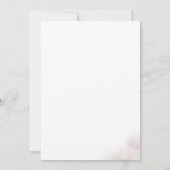 水彩洗浄 |赤面バプテスマ 招待状 (裏面)