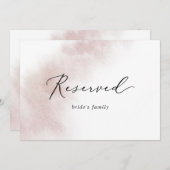 水彩洗浄 |赤面予約 (正面/裏面)