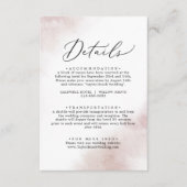 水彩洗浄 |赤面詳細エンクロージャカード エンクロージャーカード (正面)