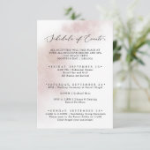 水彩洗浄 |赤面週末のイベント エンクロージャーカード (スタンド正面)