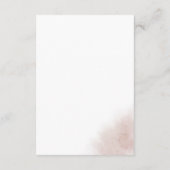 水彩洗浄 |赤面週末のイベント エンクロージャーカード (裏面)