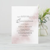 水彩洗浄 |赤面 招待状 (スタンド正面)