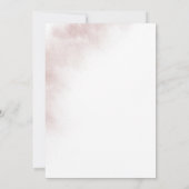 水彩洗浄 |赤面 招待状 (裏面)