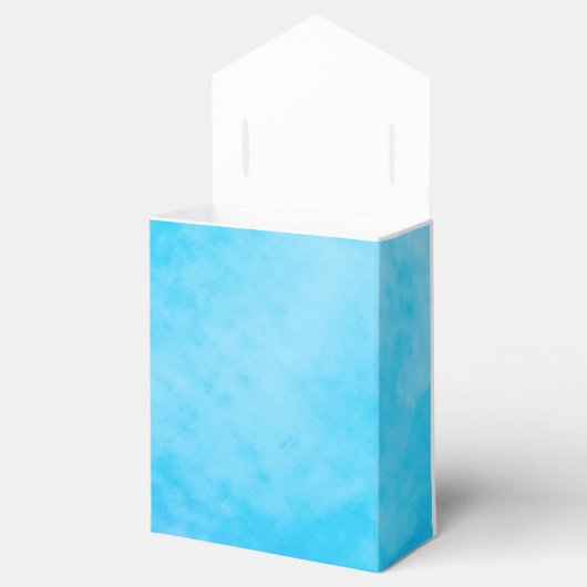 水彩洗花感謝していお結婚式の引き出物 フェイバーボックス (オープン)