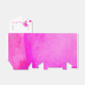 水彩洗花感謝していお結婚式の引き出物 フェイバーボックス (折り畳みなし)