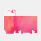 水彩洗花感謝していお結婚式の引き出物 フェイバーボックス (折り畳みなし)