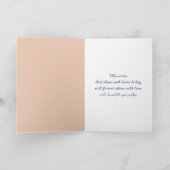 水彩海サンライズ悔やみや弔慰 カード (内部)