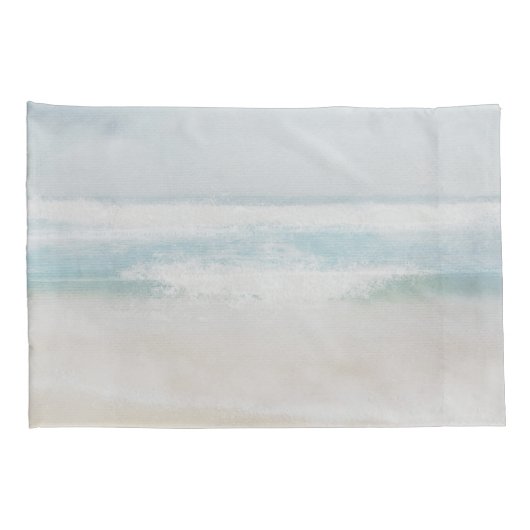 水彩海サーフインスパイアと引用文 枕カバー (裏面-右)