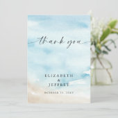 水彩海シーサマービーチサンキューカード サンキューカード (スタンド正面)