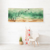 水彩海シーブルーウォーターサン 横断幕 (インサイチュ)