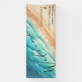 水彩海シーブルーウォーター 横断幕 (縦)