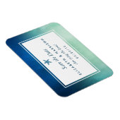 水彩海ヒトデビーチ保存日 マグネット (右側)