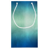 水彩海ヒトデビーチ結婚式のお気に入り スモールペーパーバッグ (裏面)