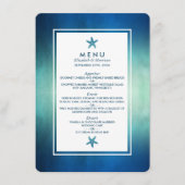 水彩海ヒトデビーチ結婚式メニュー メニュー (正面)