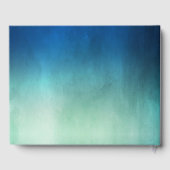 水彩海ヒトデビーチ結婚式 ゲストブック (裏面)