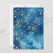 水彩海ビーチトロピカルアイランド結婚ズ 招待状 (裏面)