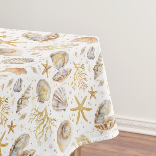 水彩海リトルパールベビーシャワー テーブルクロス (インサイチュ)