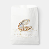 水彩海リトルパールベビーシャワー フェイバーバッグ (正面)