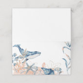 水彩海中食品ラベル プレイスカード (外部開封)