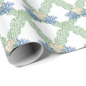 水彩海岸クリスマスガーランド ラッピングペーパー (ロールコーナー)