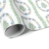 水彩海岸沿いのクリスマスツリー ラッピングペーパー (ロールコーナー)