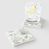 水彩海底サンゴ礁コースター ストーンコースター (横)