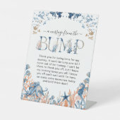 水彩海底下Bumpからのメッセージ 台座サイン (正面)