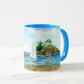 水彩海景 マグカップ (正面右)