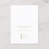 水彩海波耳鳴り表示ホルダーBu 名刺 (裏面)