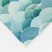 水彩海波 フリースブランケット (角)