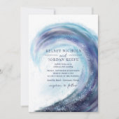 水彩海波 | 結婚s 招待状 (正面)