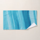 水彩海波#1 バスタオルセット (ハンドタオル)