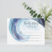 水彩海波RSVP 出欠カード (スタンド正面)