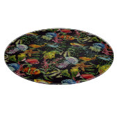 水彩海洋生活パターン1 カッティングボード (角)