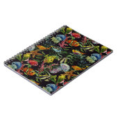 水彩海洋生活パターン1 ノートブック (左側)