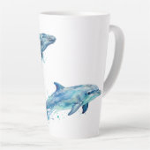水彩海洋生物 カフェラテマグ (右アングル)