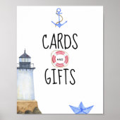 水彩海洋 – カードとギフト ポスター (正面)