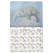 水彩海海洋哺乳類 カレンダー (2月 2026)