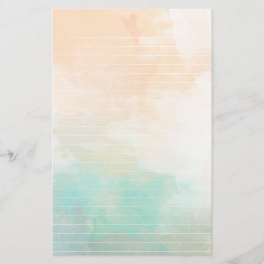 水彩海砂ライニング紙 便箋 (正面)