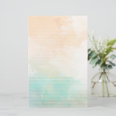 水彩海砂ライニング紙 便箋 (スタンド正面)